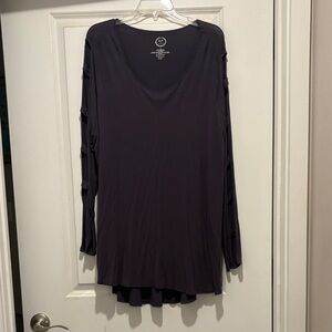 Maurices Dark Purple Tunic Top